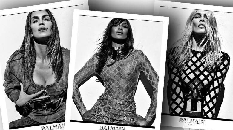 Supermodelki lat 90. Kampania Balmain SS 2016