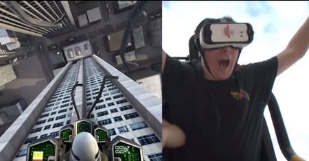 A gdyby tak... wsiąść do prawdziwej kolejki górskiej w goglach VR?