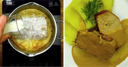 Schab duszony w mleku. Przepis na delikatny i soczysty obiad