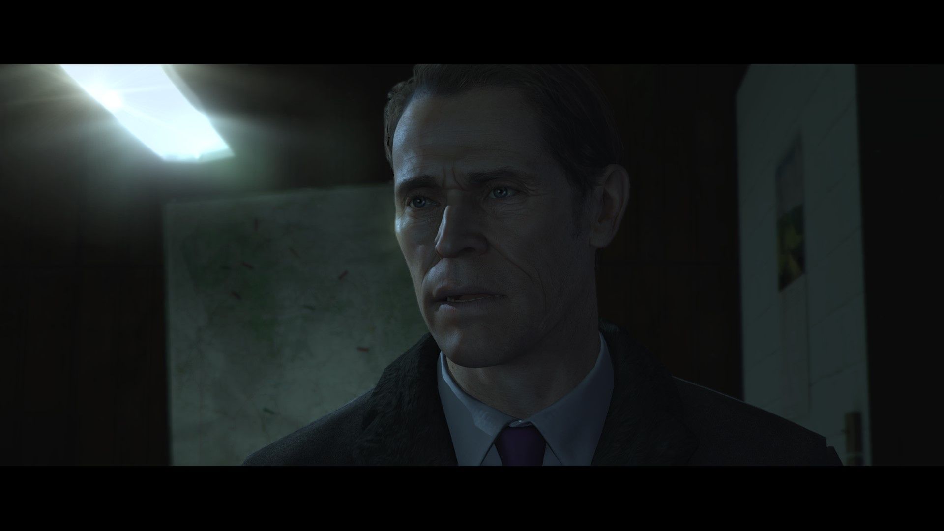Willem Dafoe jako Nathan Dawkins w Beyond: Two Souls 