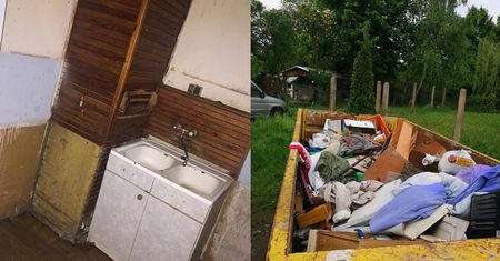 Koszmarna eksmisja. "Wszystkie rzeczy wrzucili do kontenera"