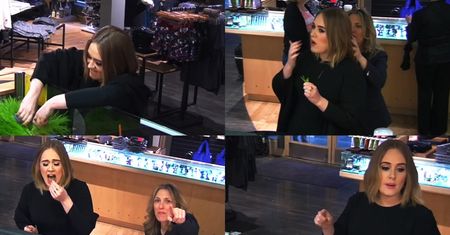 Adele przyłapana na jedzeniu trawy! Jak tłumaczy wpadkę?