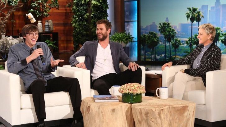 Chris Hemsworth, Ellen Degeneres