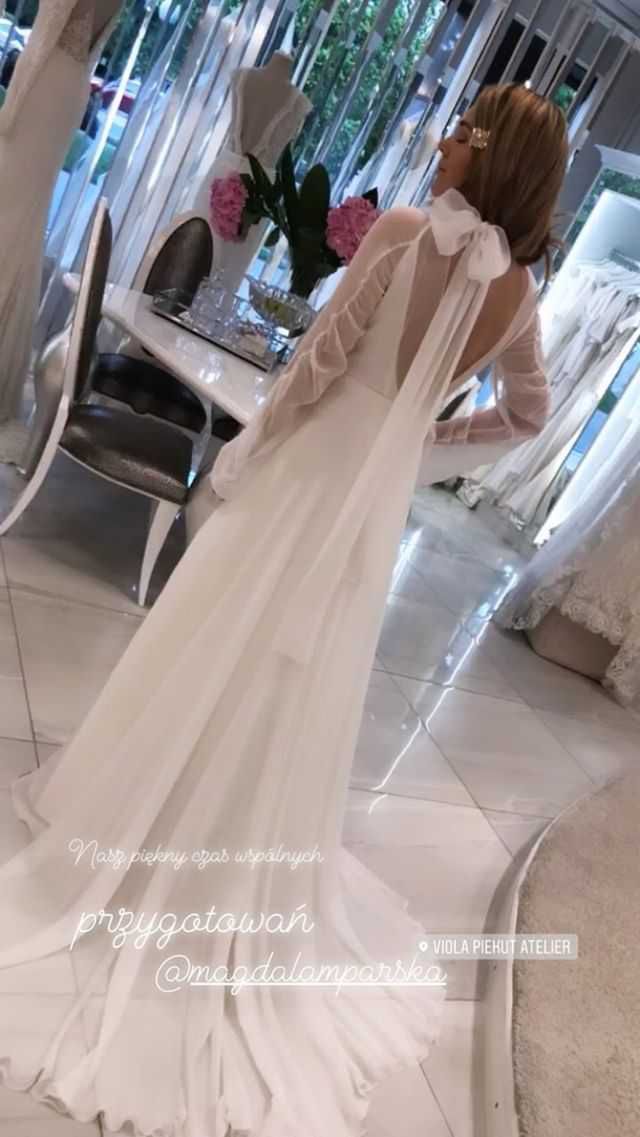 Magdalena Lamparska - suknia Violi Piekut