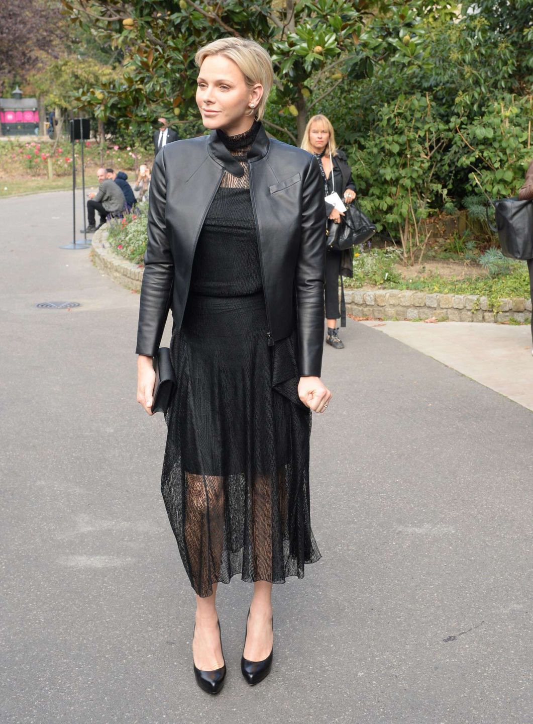 Księżna Charlene - Paris Fashion Week 2018