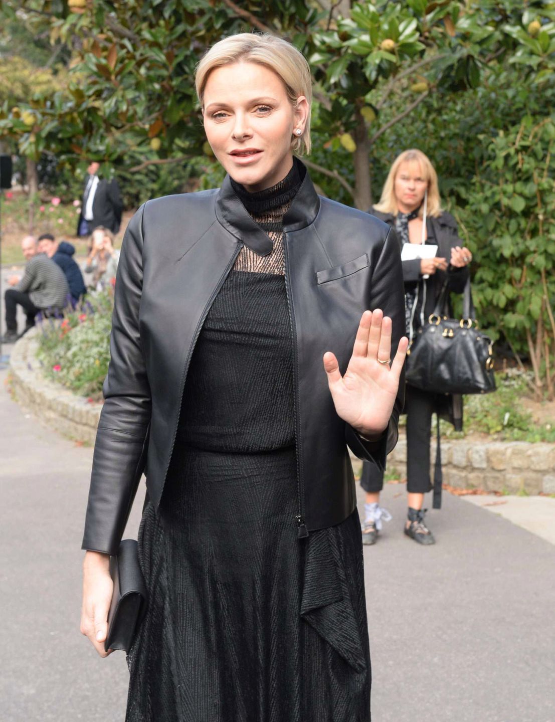 Księżna Charlene - Paris Fashion Week 2018