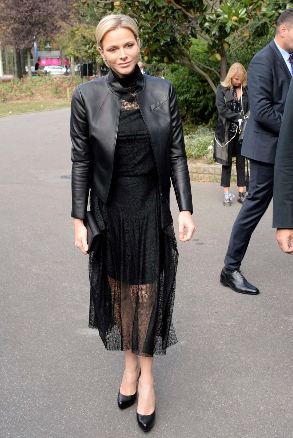 Księżna Charlene - Paris Fashion Week 2018