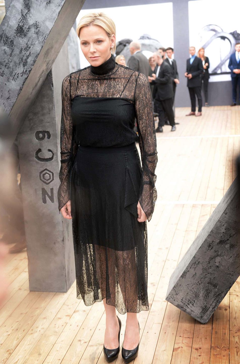 Księżna Charlene - Paris Fashion Week 2018