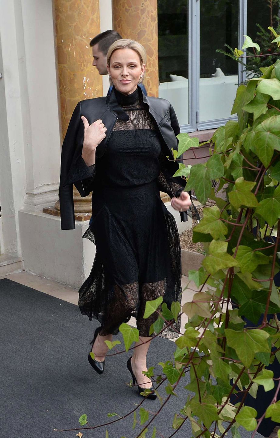 Księżna Charlene - Paris Fashion Week 2018