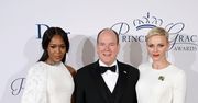 Księżna Charlene i Naomi Campbell - białe damy w Nowym Jorku