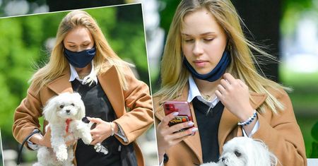 Śliczna Helena Englert zamieniła Central Park na Ogród Saski. Paparazzi przyłapali ją na spacerze