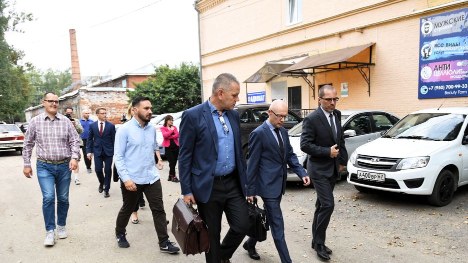 Polscy prokuratorzy w Smoleńsku