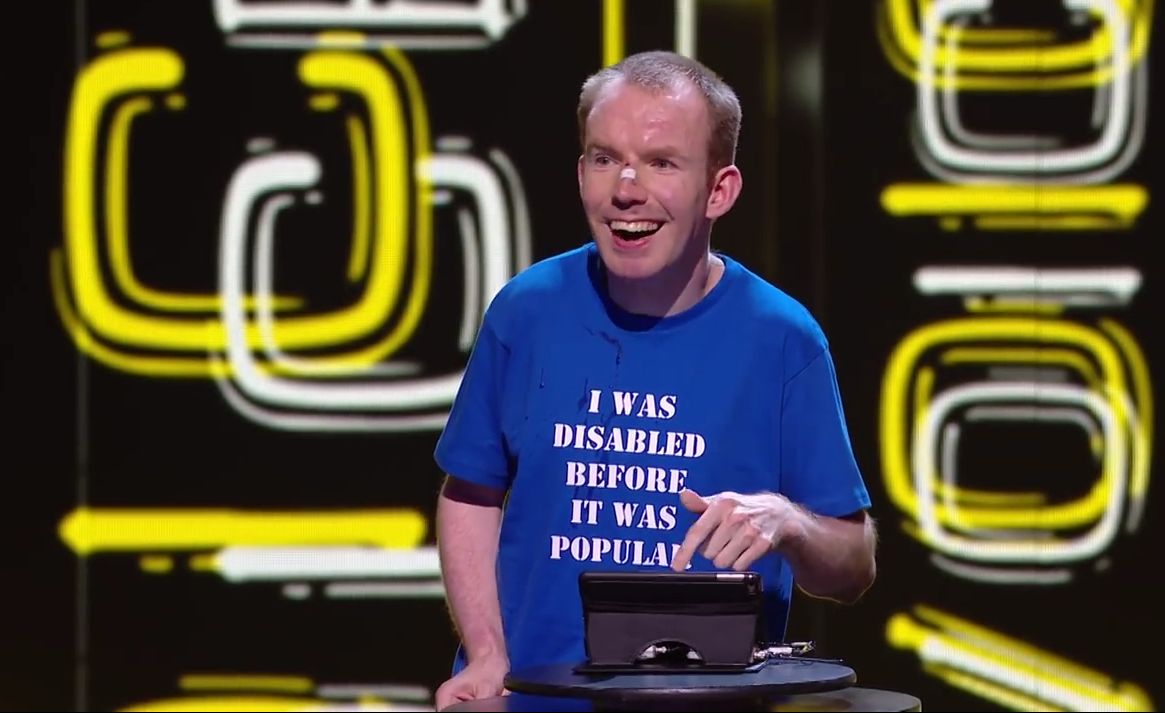 Lee Ridley cierpi na porażenie mózgowe