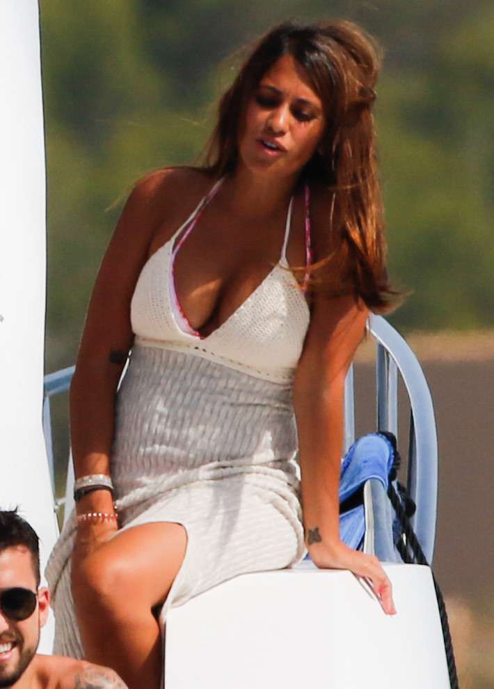 Leo Messi z rodziną na Ibizie