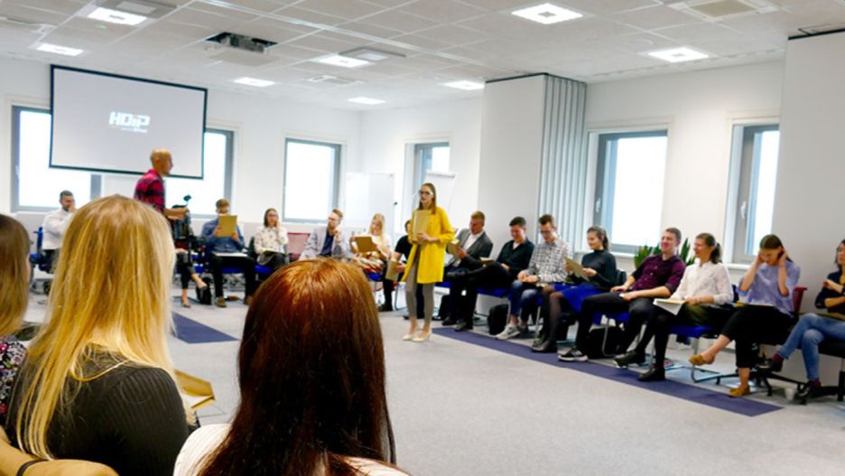 Tak wyglądały zajęcia w czasie zeszłorocznego programu stażowego 