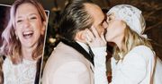 Lara Gessler pokazała drugą ślubną stylizację. Takie połączenie wymagało odwagi