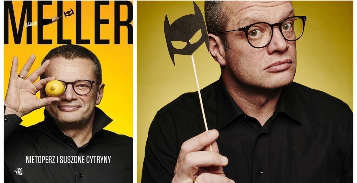 Okładka książki Marcina Mellera "Nietoperz i suszone cytryny" 