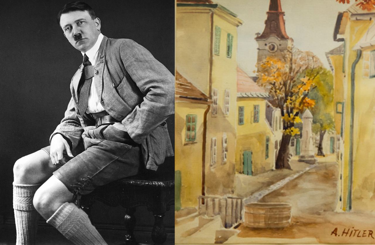 Obrazy Adolfa Hitlera na aukcji