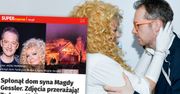 Spłonął dom syna Magdy Gessler. Tadeusz Müller zdruzgotany. Pożar gasiło 11 wozów. Zdjęcia przerażają