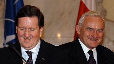 George Robertson i Leszek Miller