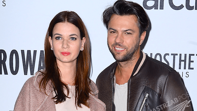 Karolina Malinowska i Olivier Janiak na pokazie 4F