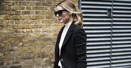LOOK OF THE DAY: Olivia Palermo w czerni i bieli