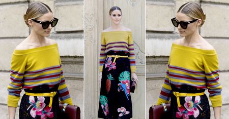 LOOK OF THE DAY: Olivia Palermo w kolorach Valentino