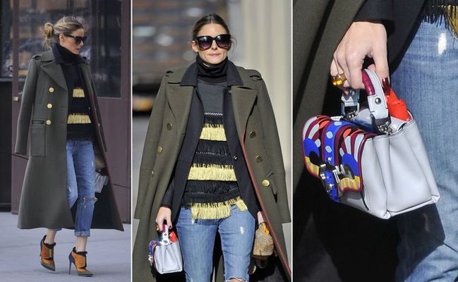 LOOK OF THE DAY: Olivia Palermo w dwurzędowym płaszczu