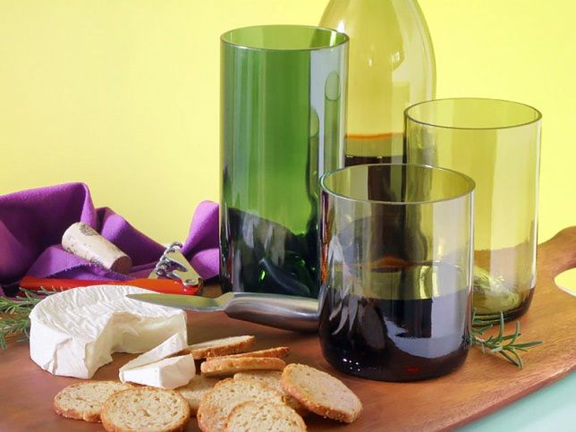 Wine Bottle Tumblers