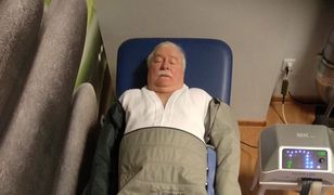 Lech Wałęsa chce schudnąć. Do sieci wrzuca zdjęcia