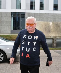 Lech Wałęsa podgrzewa atmosferę przed wylotem do USA