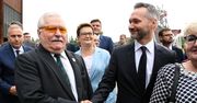 38. rocznica podpisania porozumień sierpniowych w Gdańsku. Jest Lech Wałęsa z synem