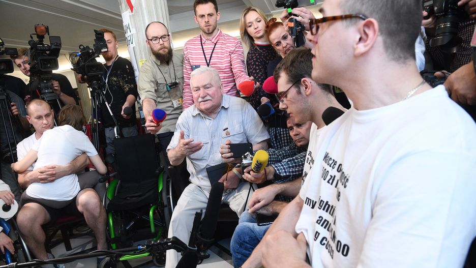 Marcin Makowski: "nie mam pojęcia, po co Lech Wałęsa przyjechał do Sejmu"