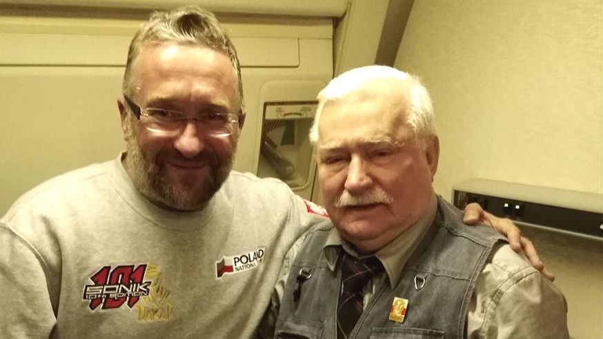 Były prezydent spotkał słynnego sportowca