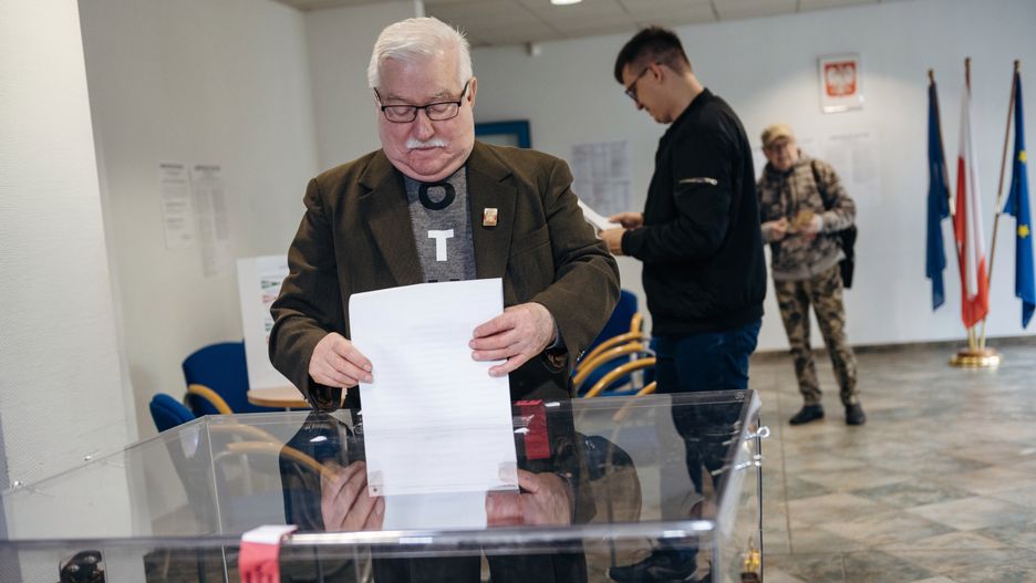 Wybory parlamentarne 2019. Lech Wałęsa głosował w Gdańsku