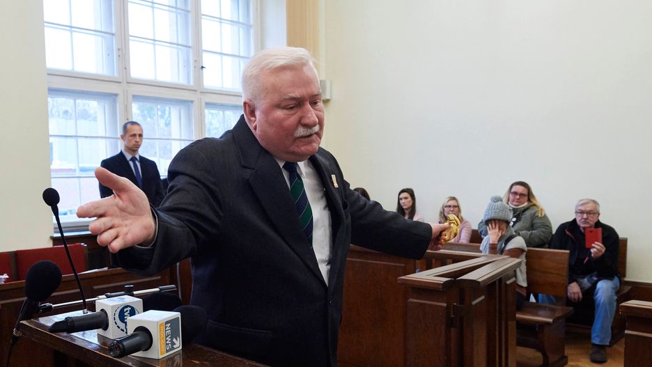 Lech Wałęsa staje w obronie wnuka