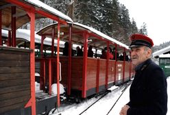 Bieszczady - ruszyła zimowa kolejka wąskotorowa