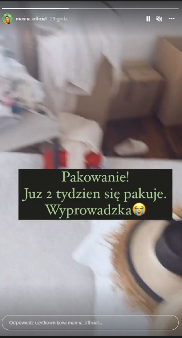Marina Łuczenko pokazała przeprowadzkę