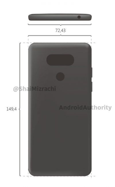 LG G6 na wizualizacji 