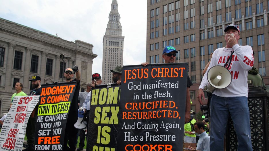 Żona Goodmana pracowała jako jedna z organizatorek lokalnego marszu antyaborcyjnego "Marsz dla Życia" (zdj. ilustr.)