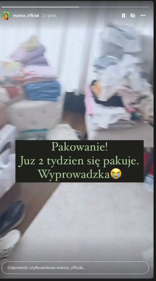 Marina Łuczenko pokazała przeprowadzkę