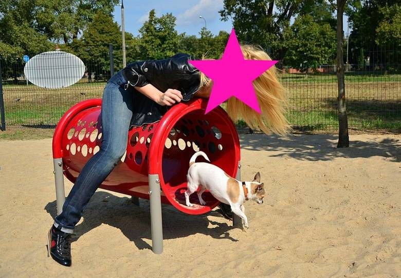 Która polska gwiazda zabrała swojego psa na plac zabaw dla zwierząt?