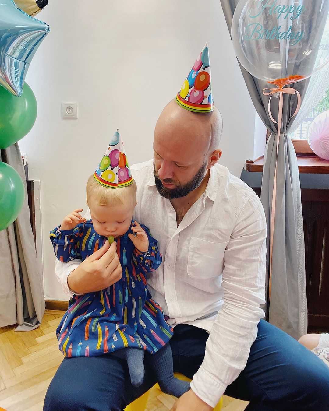 Grzegorz Sobieszek z córką