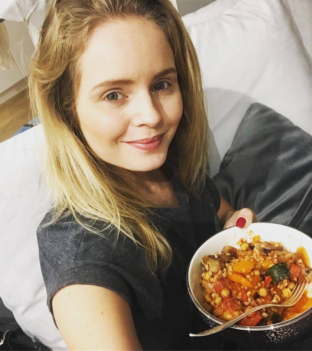 Olga Kalicka bez makijażu