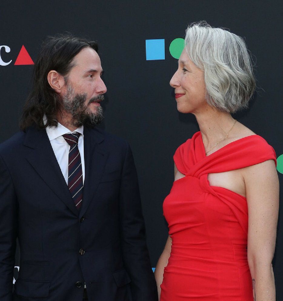 Keanu Reeves and Alexandra Grant
