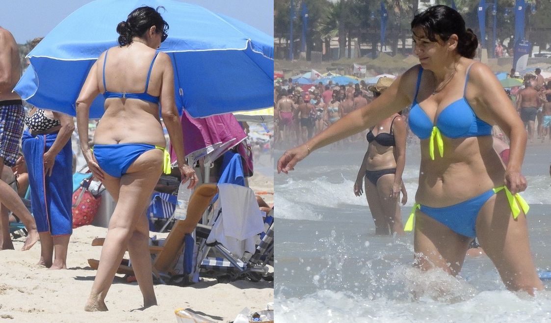 Anne Hidalgo w za małym bikini