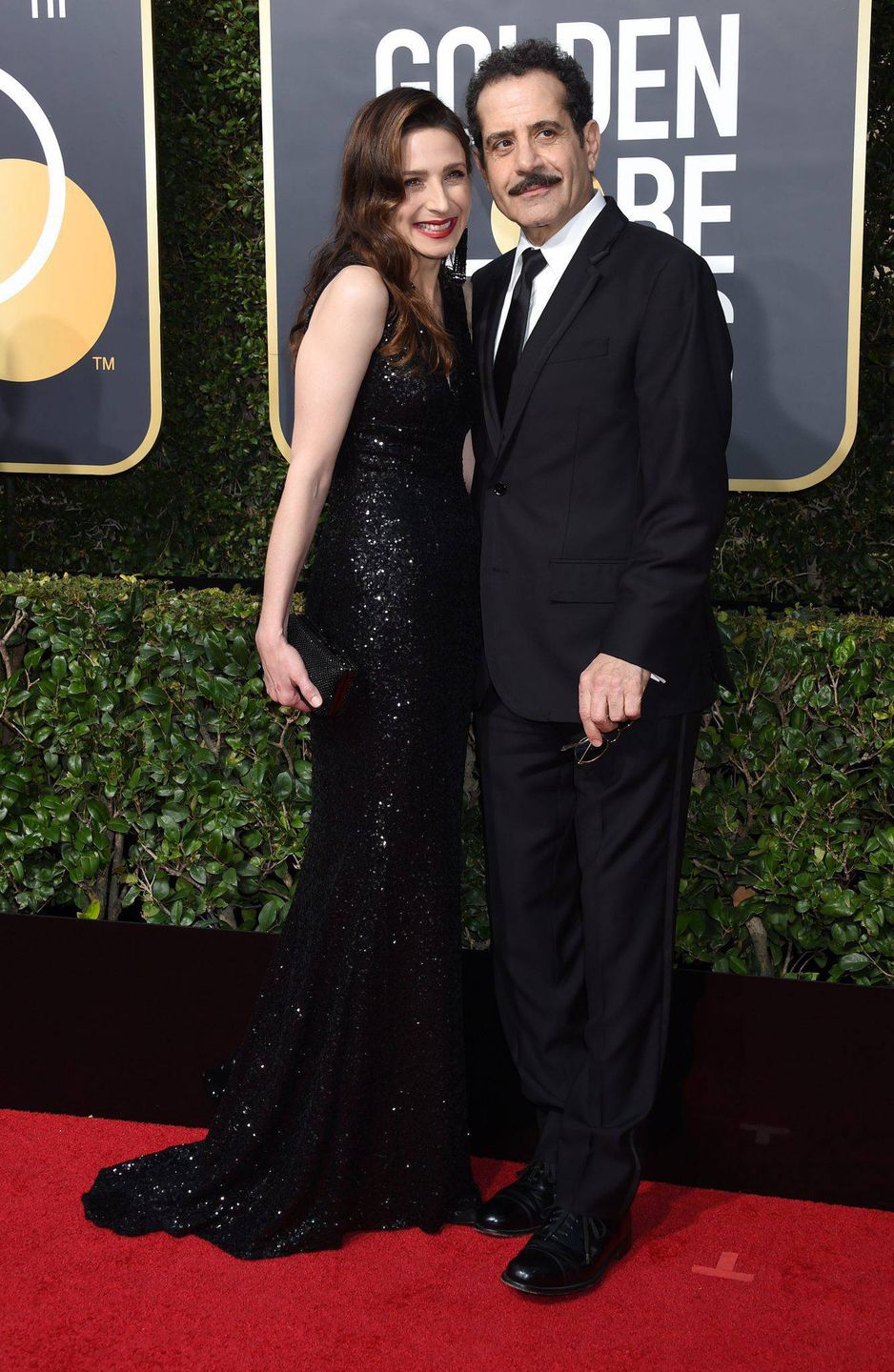 Marin Hinkle i Tony Shalhoub - Złote Globy 2018