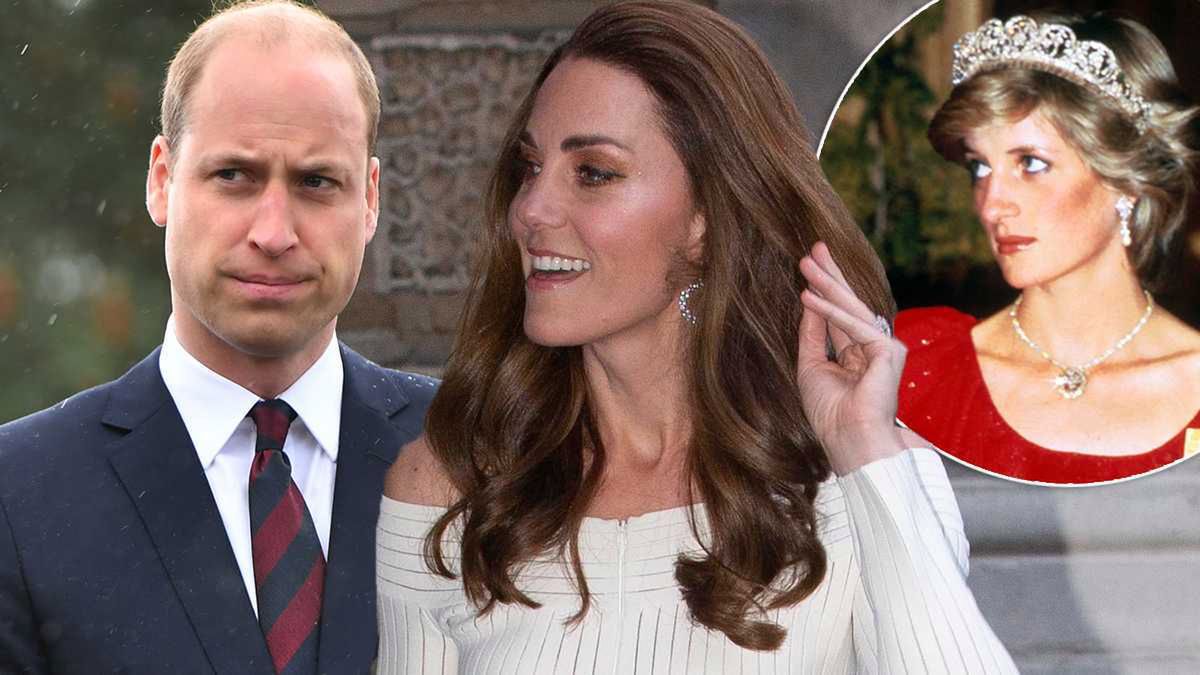 Księżna Kate, William i Diana