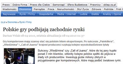 Rzeczpospolita: wartość polskiego rynku gier zmalała o 20-40 proc.