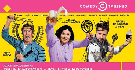 Pijani celebryci opowiadają o historii Polski. Czy show "Drunk History" wzbudzi kontrowersje?